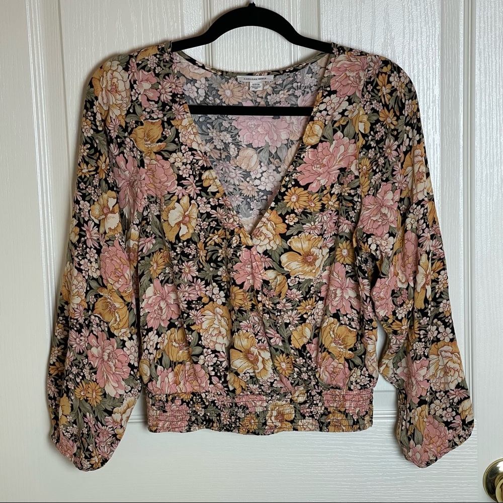 American Eagle Floral Blouse - Picture 3 of 6